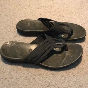 Merrell Sandals Ladies Size 9 EU 40 Black Slides